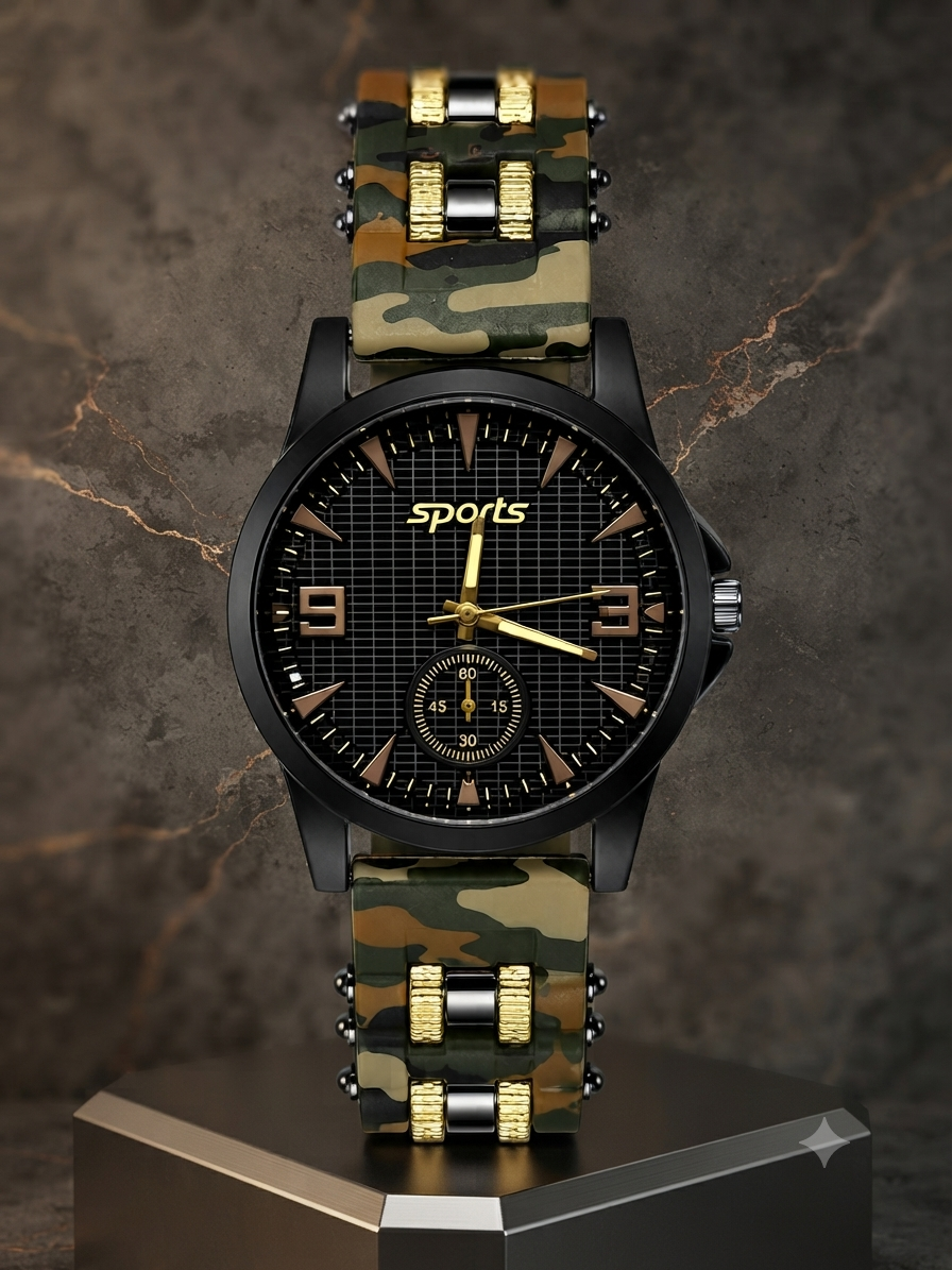 Sports Style Kid\\\'s Analog Watch – Black Dial