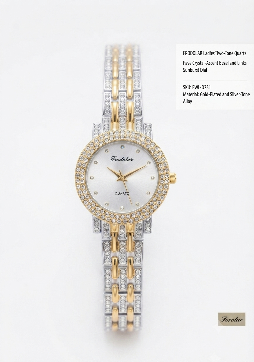 ✨ Frodolar Ladies’ Two-Tone Quartz Watch ✨