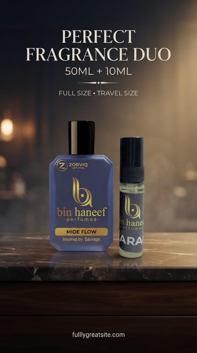 ✨ Perfect Fragrance Duo: 50ml Full Size + 10ml Travel Size ✨